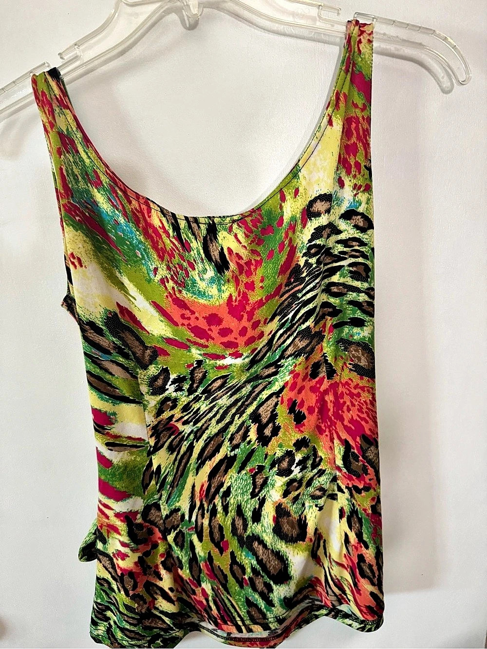 Artex Multicolor Animal Print Tank Top